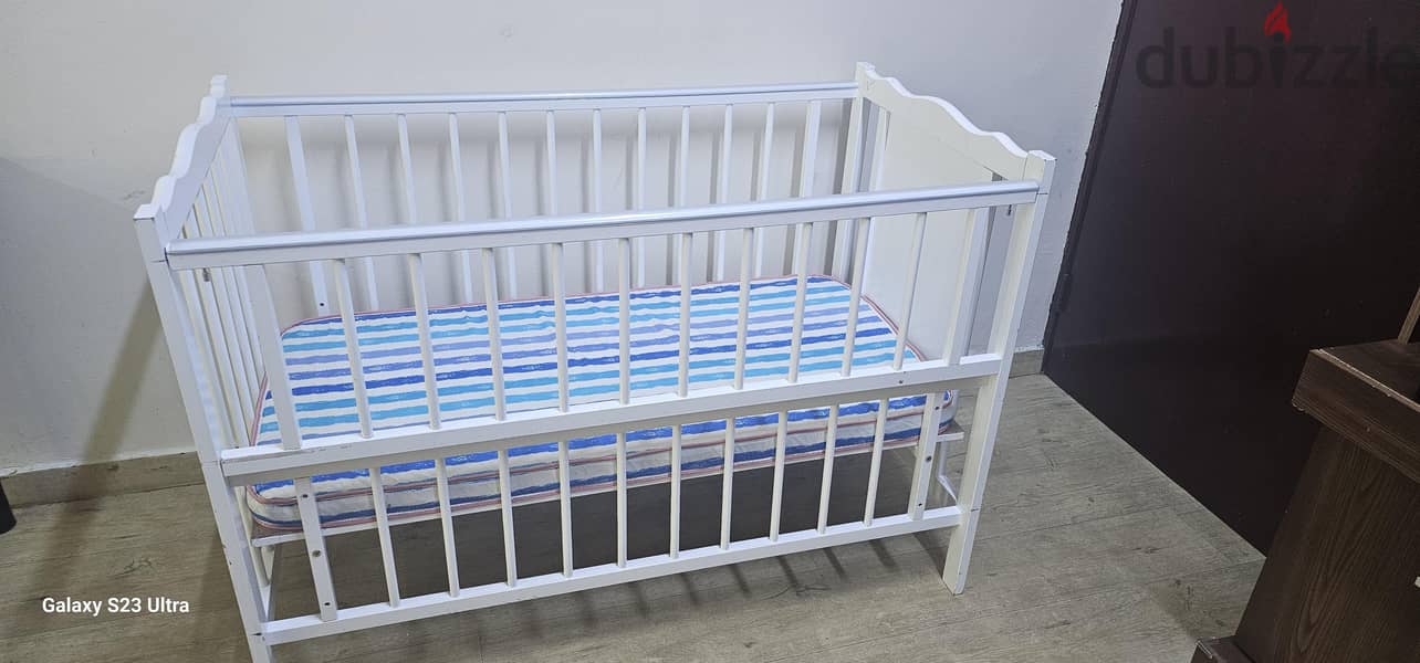 baby bed with mattress 2