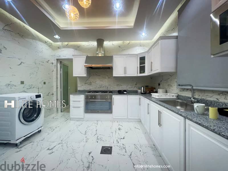 Brand new Two bedroom floor with spacious Roof top for rent in Mishref 15