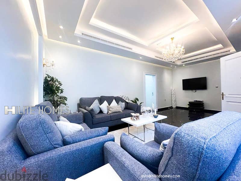 Brand new Two bedroom floor with spacious Roof top for rent in Mishref 18