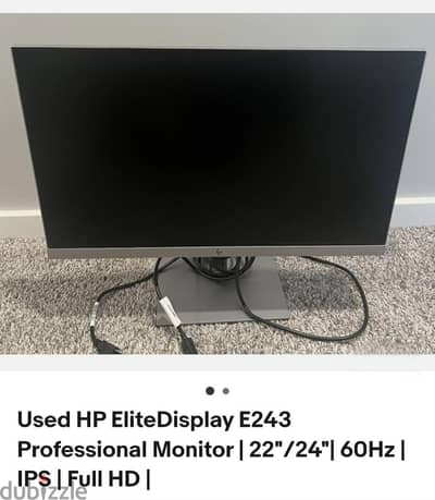 HP EliteDisplay E243 Monitor