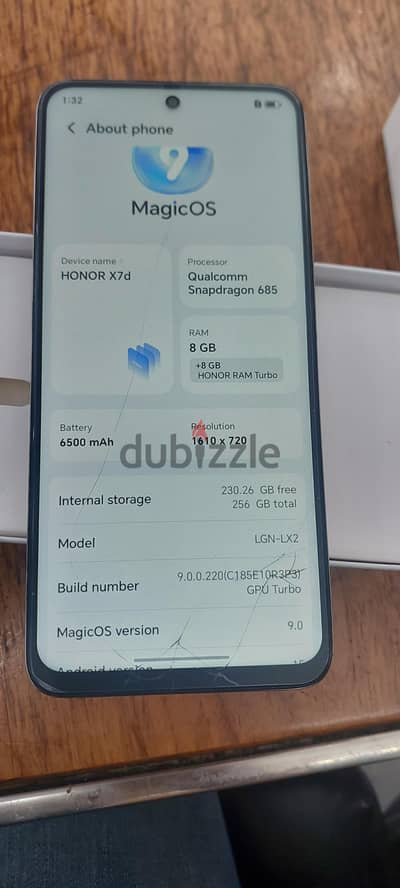 Honor X7D 8 256 Nfc