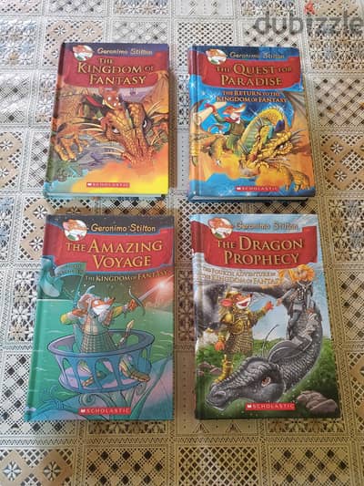 Geronimo Stilton-The Kingdom of Fantasy books (4 books)