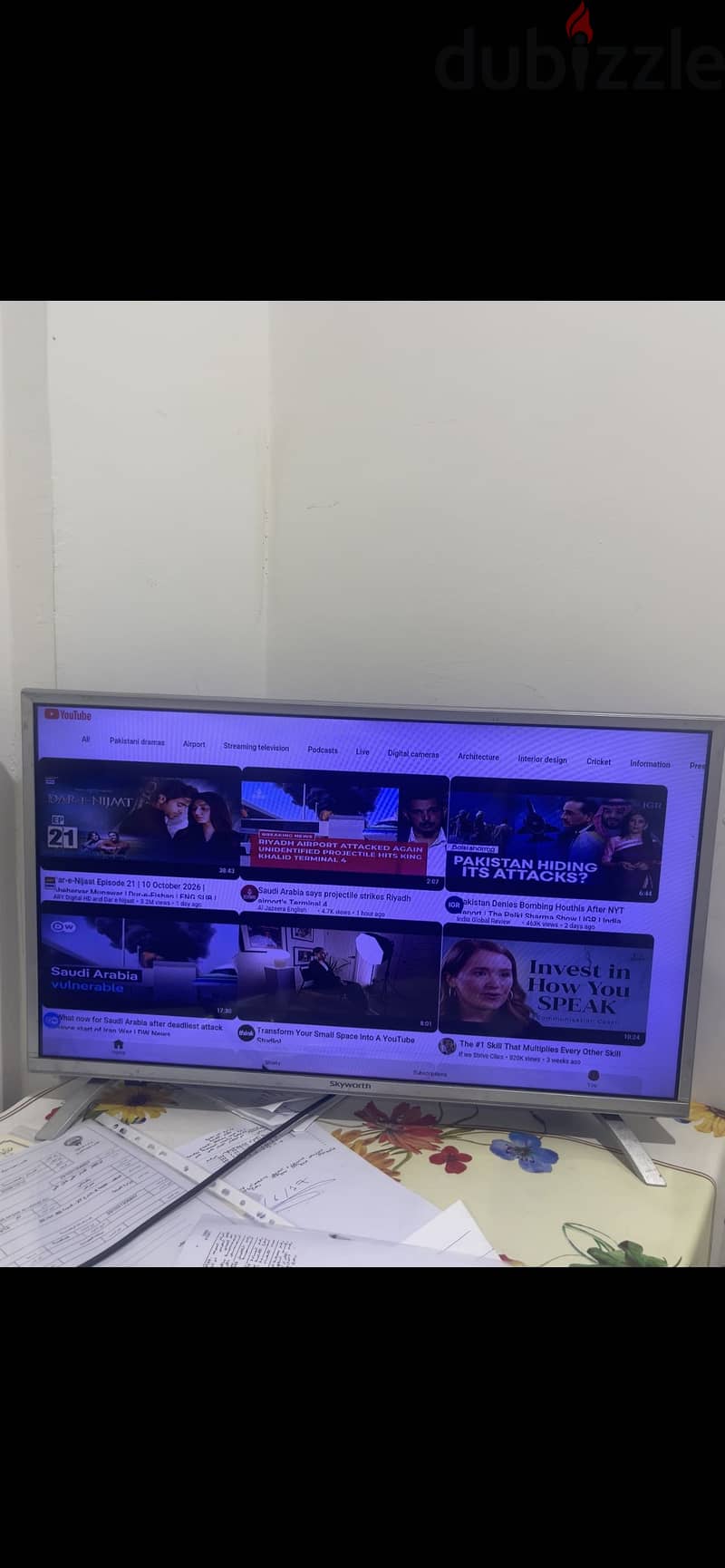 Old skyworth smart tv 12 3
