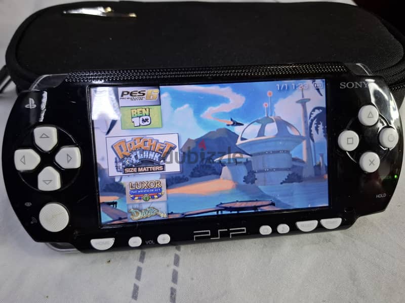PSP P1000 BLACK 2GB 13 PSP GAME,15 NES,15 GAMEBOY 4