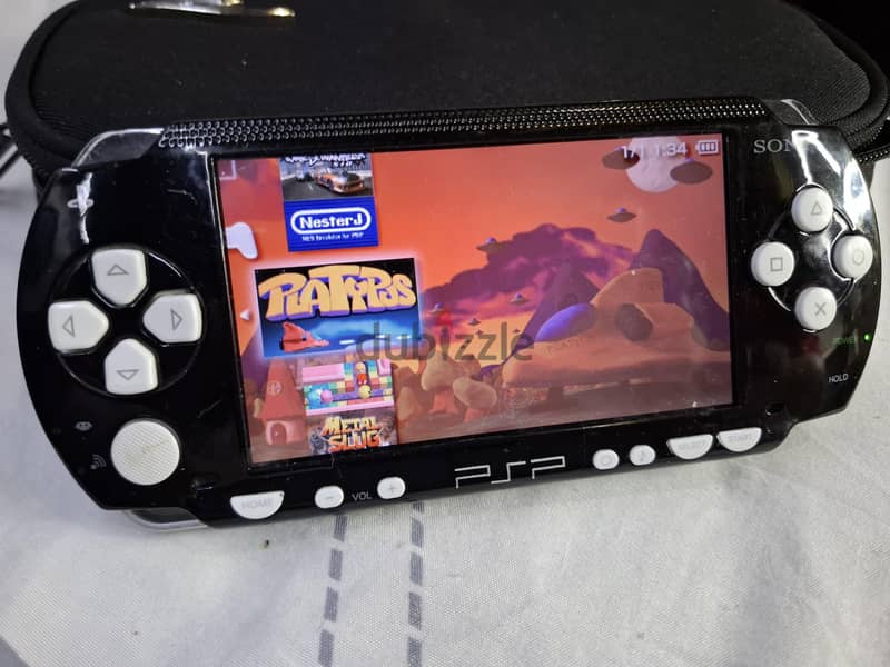 PSP P1000 BLACK 2GB 13 PSP GAME,15 NES,15 GAMEBOY 9
