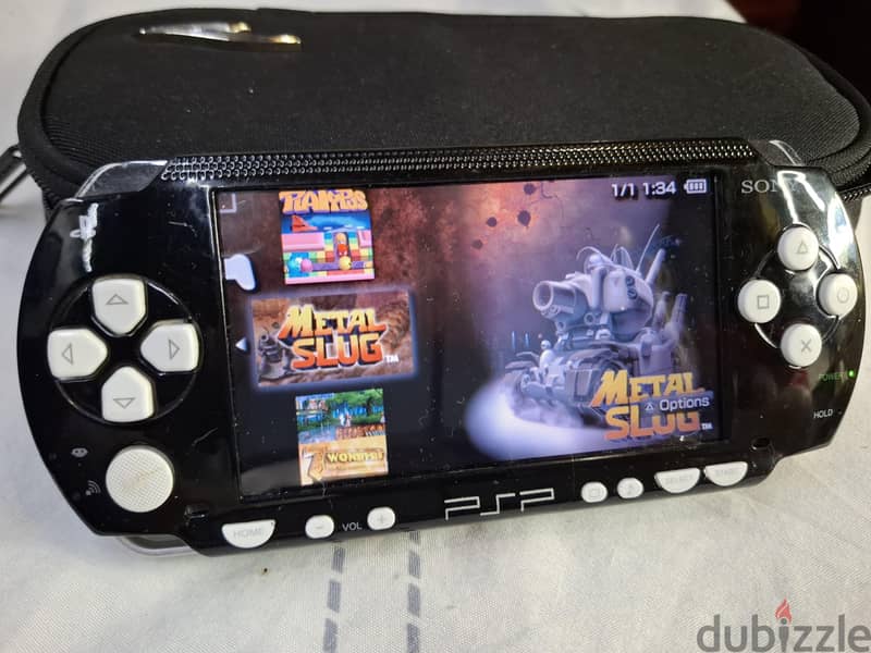 PSP P1000 BLACK 2GB 13 PSP GAME,15 NES,15 GAMEBOY 10