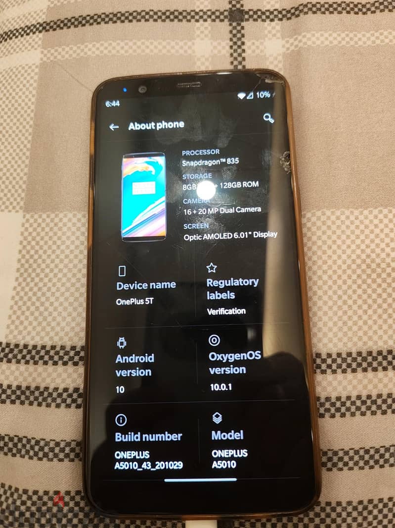 One Plus 5T 2