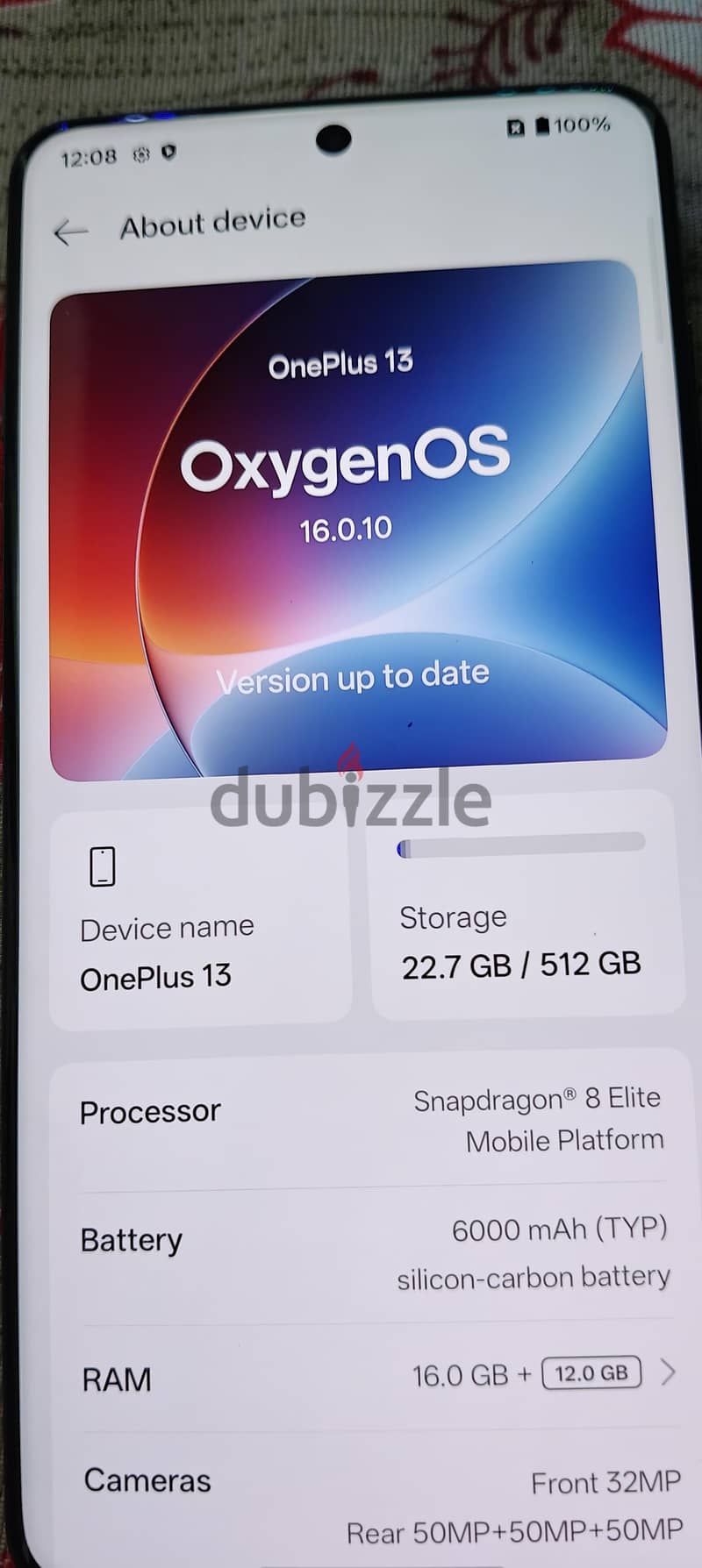 One Plus 13 5g (16gb 512gb) 6