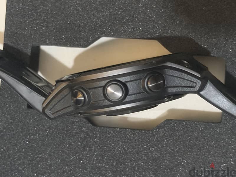 GARNIN EPIX GEN 2 BLACK CARBON GRAY DLC TITANIUM SILICONE BAND 1