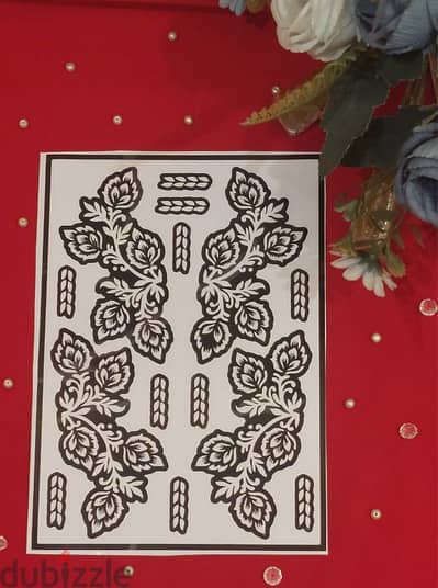 henna stencils