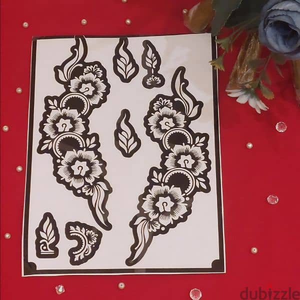 henna stencils 4