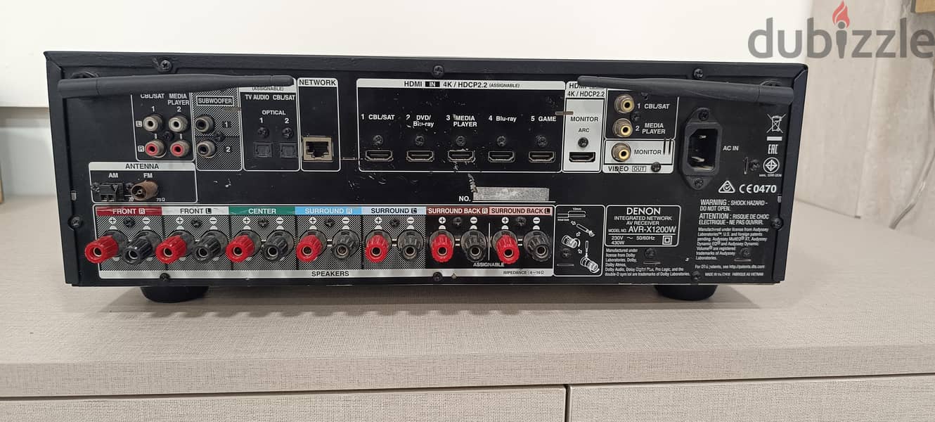 denon 7.2 Dolby Atmos  avr amplifier 4