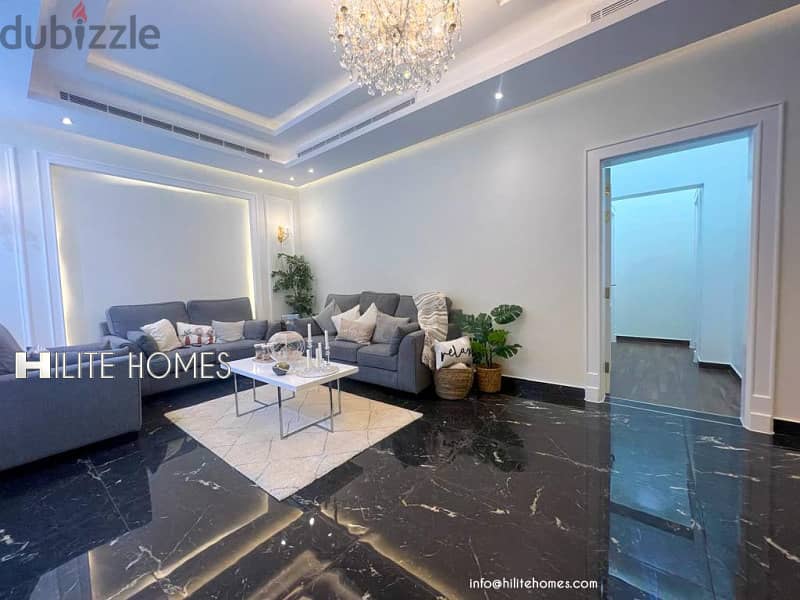 Brand new Two bedroom floor with spacious Roof top for rent in Mishref 3