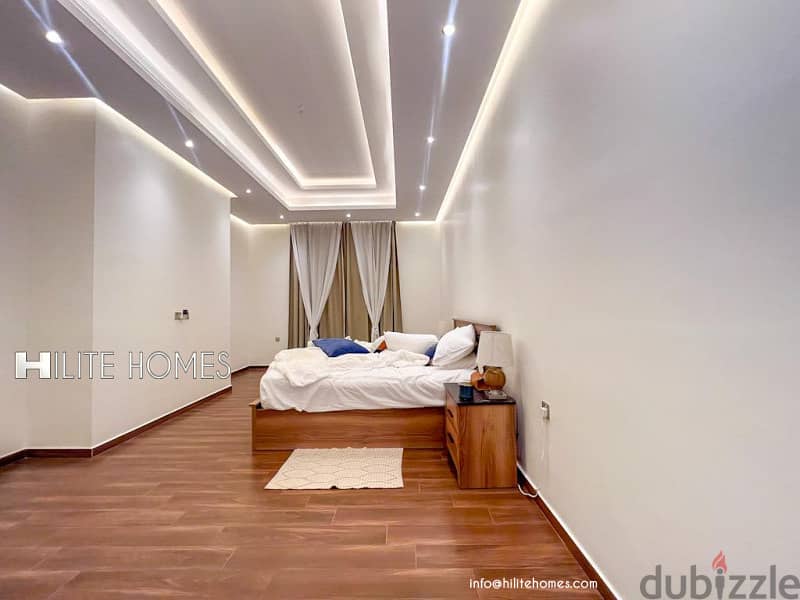 Brand new Two bedroom floor with spacious Roof top for rent in Mishref 6