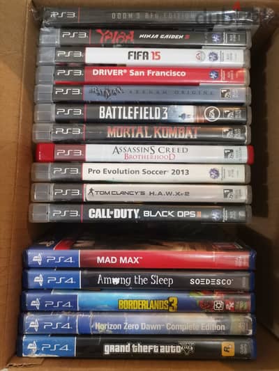 PS3 and PS4 games (PRICES IN DESCRIPTION)
