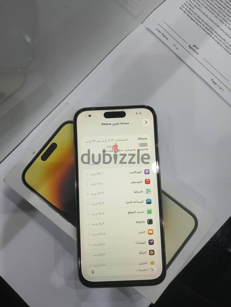 iPhone 14pro max 128GB 5