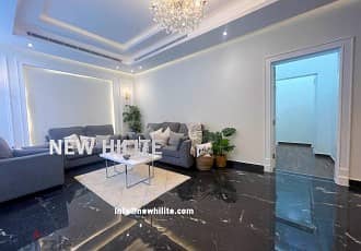 Brand new Two bedroom floor with spacious Roof top for rent in Mishref 2