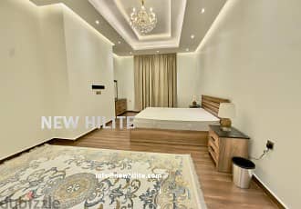 Brand new Two bedroom floor with spacious Roof top for rent in Mishref 5