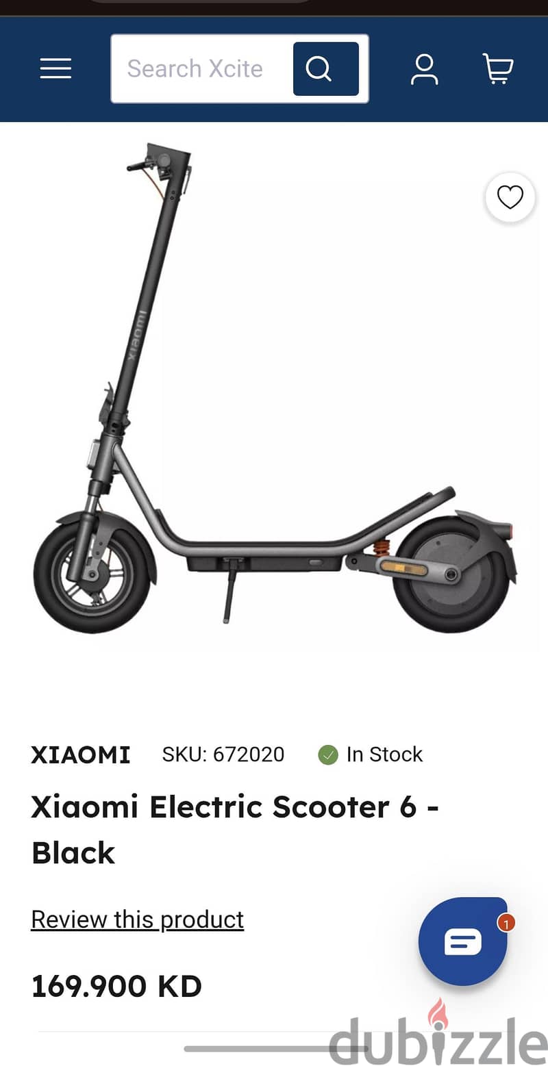 Xiaomi electric scooter 6 1