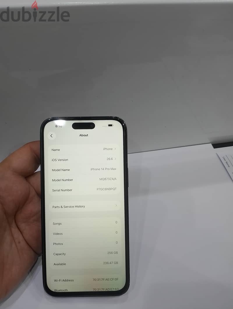 iPhone 14pro max 256GB 5