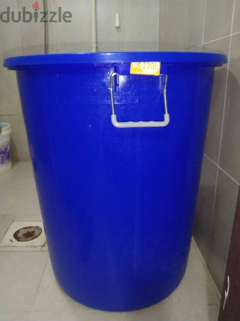 230 L plastic Bucket 1
