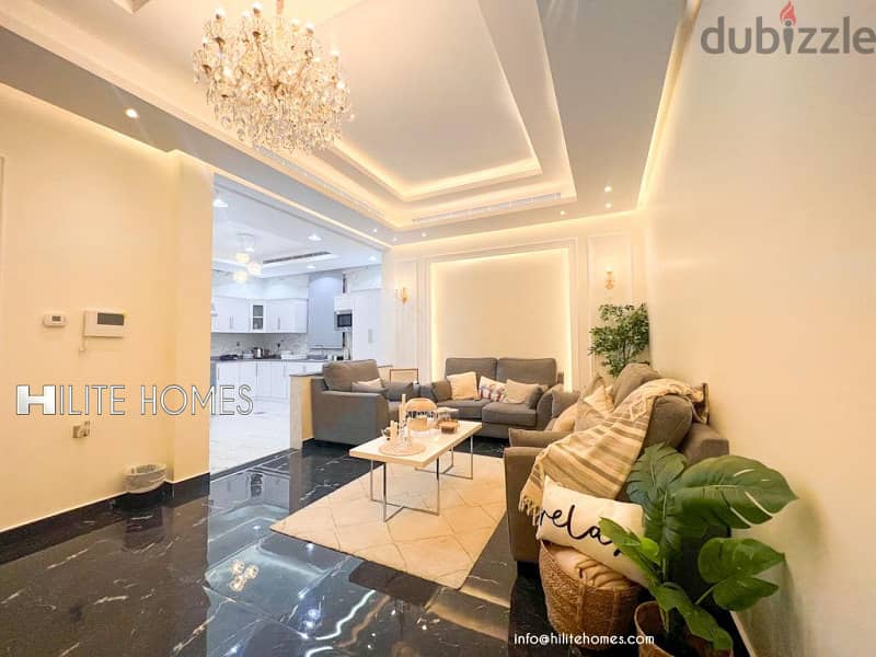 Brand new Two bedroom floor with spacious Roof top for rent in Mishref 2