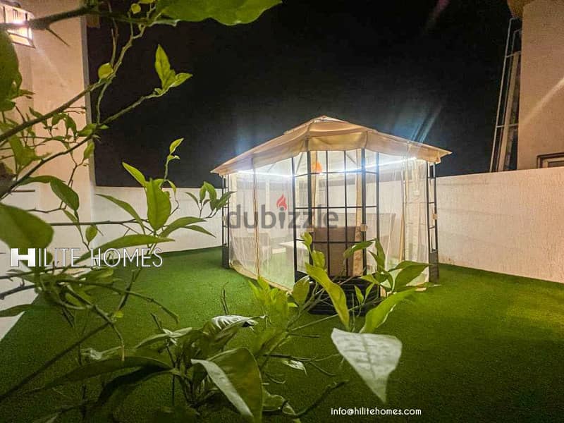 Brand new Two bedroom floor with spacious Roof top for rent in Mishref 3