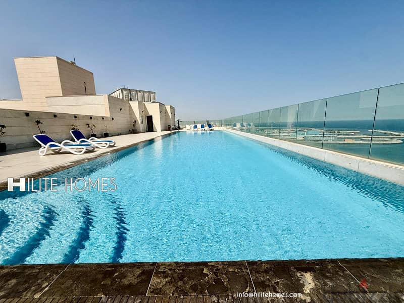 Semi Furnished one bedroom apartment for Rent in Mahboula 5
