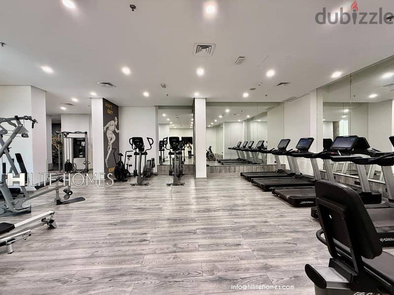 Semi Furnished one bedroom apartment for Rent in Mahboula 8