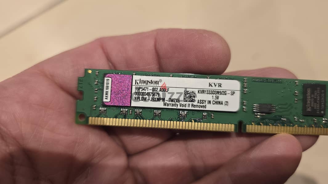 Twe 2GB DDR3 SDRAM 1333MHz 2