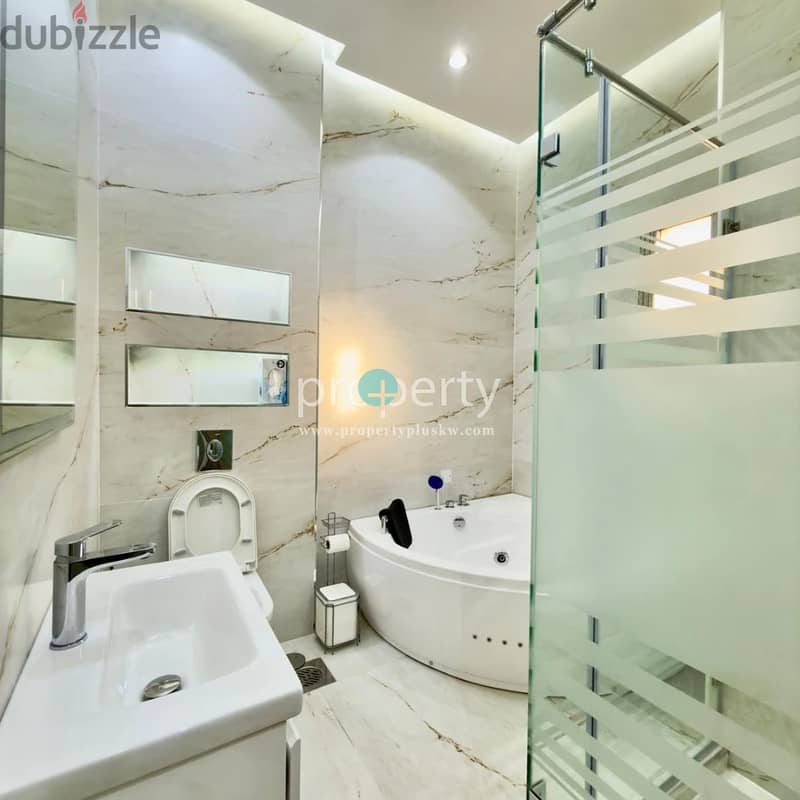 Two bedroom floor with spacious Roof top for rent in Mishref 5