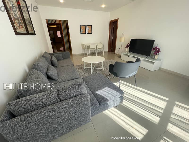 One bedroom furnished apartment for rent in Salmiya 9