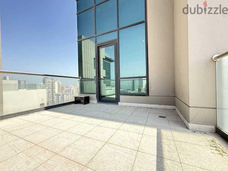 Salmiya – Sea View, Three Bedroom Penthouse W/2 private Terrace 6