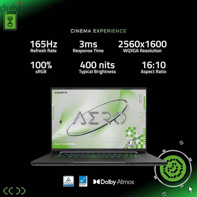 New Gigabyte AERO X16, 16" 2.5K 165Hz, RTX 5070, Ryzen AI 7 1