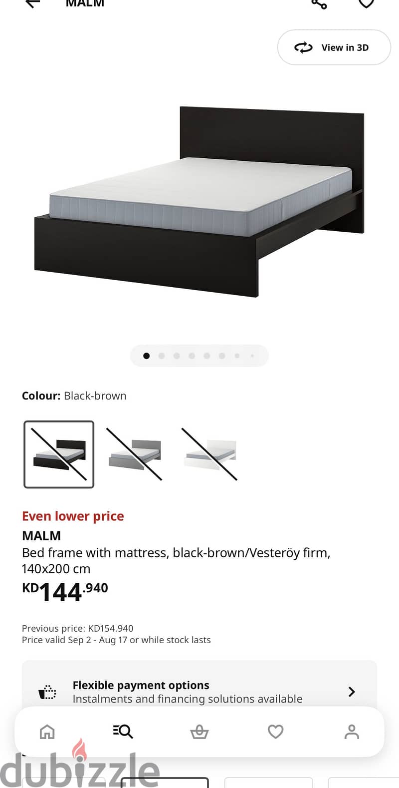 IKEA bed queen size 140x200 will do discount 3
