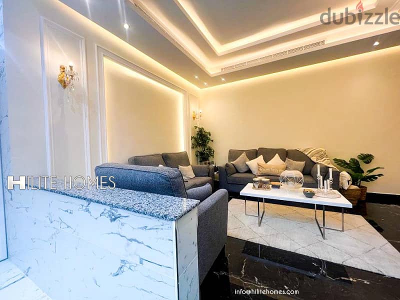 Brand new Two bedroom floor with spacious Roof top for rent in Mishref 4