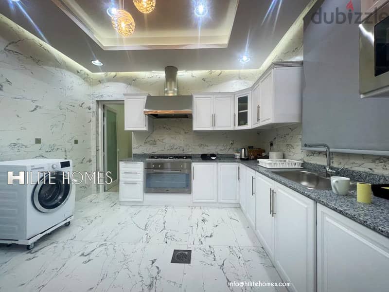 Brand new Two bedroom floor with spacious Roof top for rent in Mishref 5