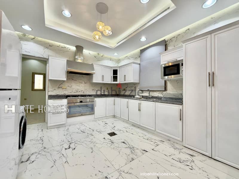 Brand new Two bedroom floor with spacious Roof top for rent in Mishref 8