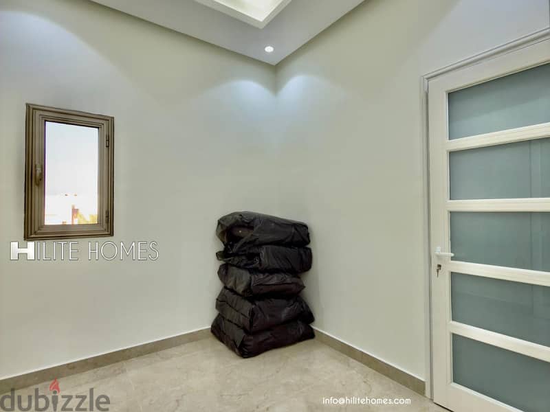 Brand new Two bedroom floor with spacious Roof top for rent in Mishref 12