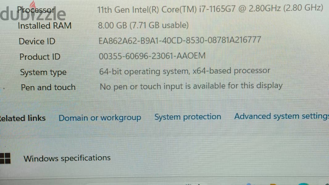 Lenovo ThinkPad 11 Gen - i7 , 512 NVMe SSD , 8gb Ram 1