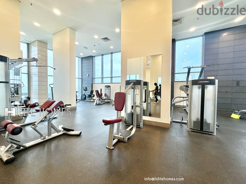 Elegant Three Bedroom Sea view Apartment for Rent in Salmiya 14