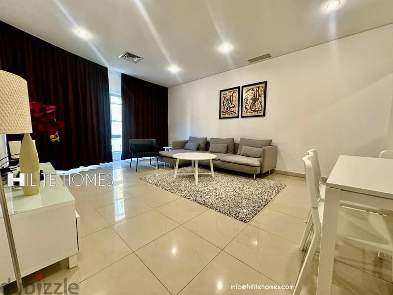 One bedroom furnished apartment for rent in Salmiya 4