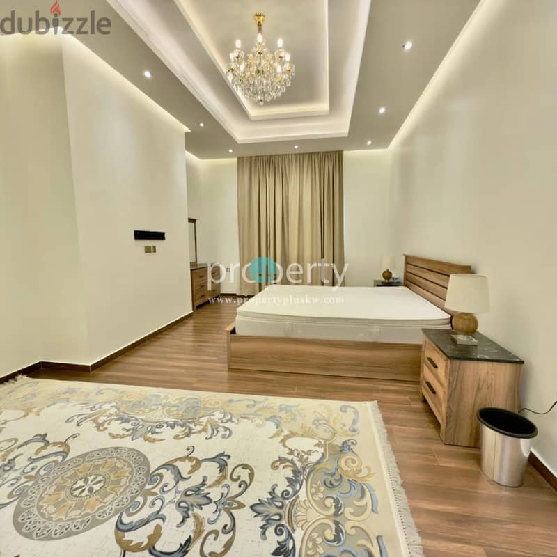 Two bedroom floor with spacious Roof top for rent in Mishref 3