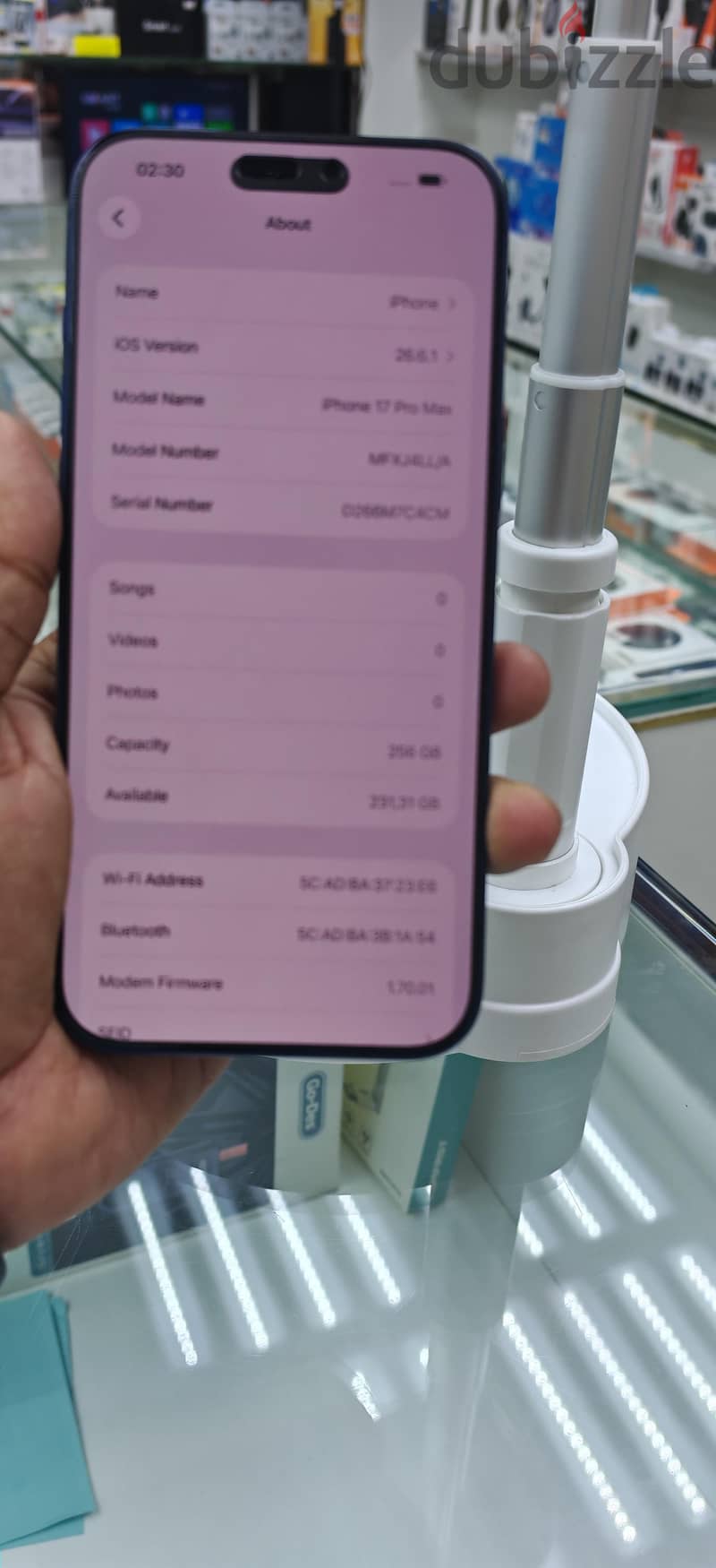 Apple - iPhone 17 pro max 256 gb blue 1