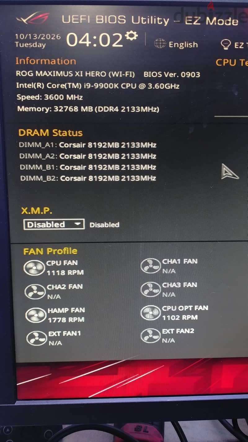 Gaming PC core i9 ram 32 GB hard ssd 2 TB GTX 2080 TI 11 GB 9