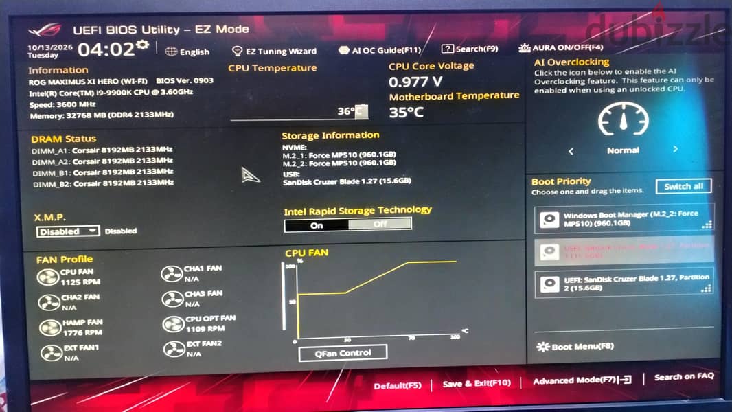 Gaming PC core i9 ram 32 GB hard ssd 2 TB GTX 2080 TI 11 GB 11