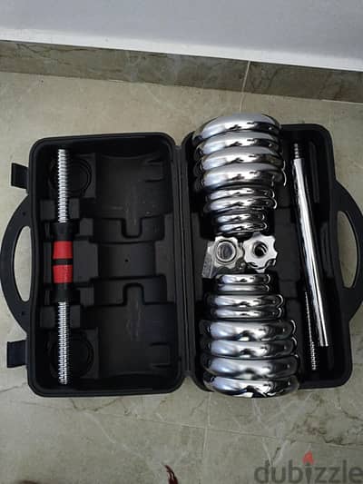 bench and dumbel 30 kg