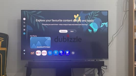 For Sale - 55 inches Samsung QLED 4K smart TV