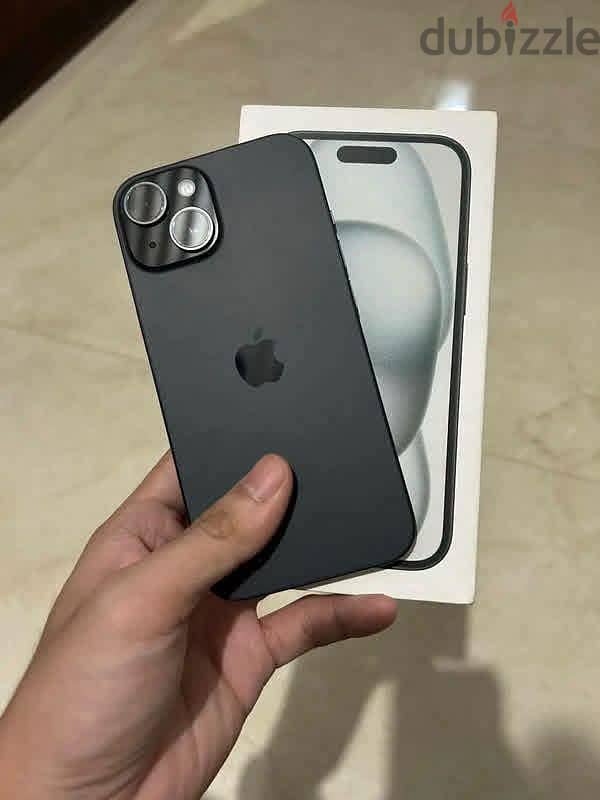 New Apple iPhone 15 (256GB) Black 1