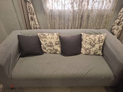 sofa set with pillows